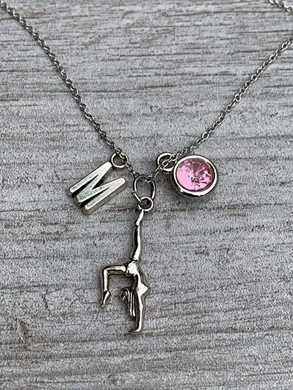 Personalized Gymnastics Necklace