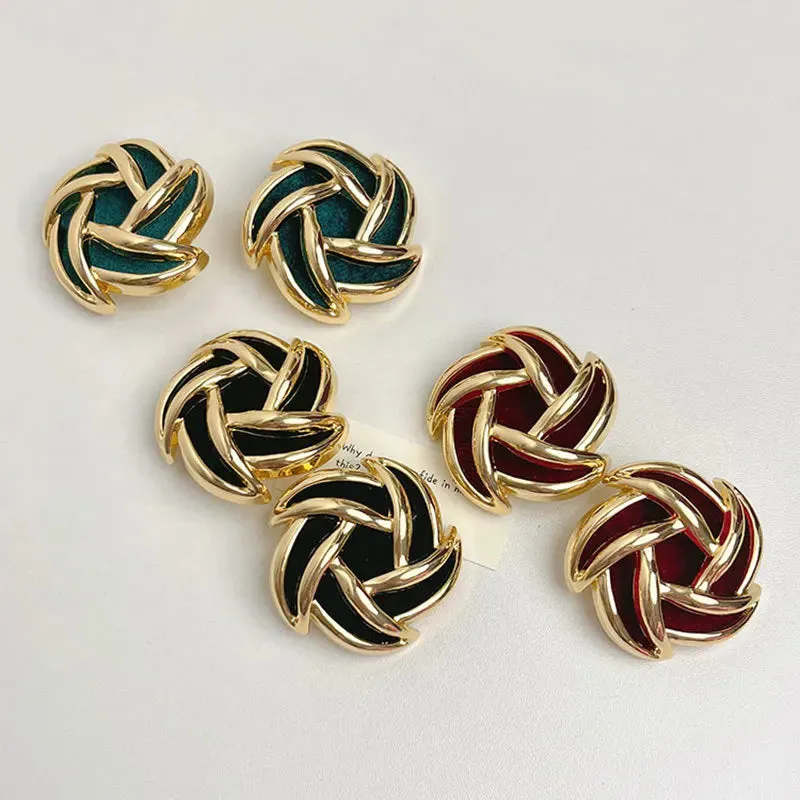 Pre Order:  Retro Spiral Earrings