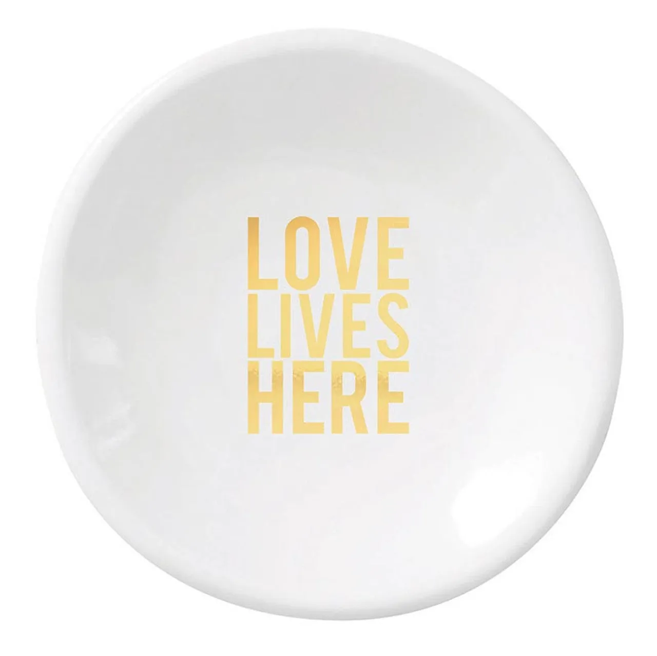 "Love Lives Here" Earrings & Tray Set