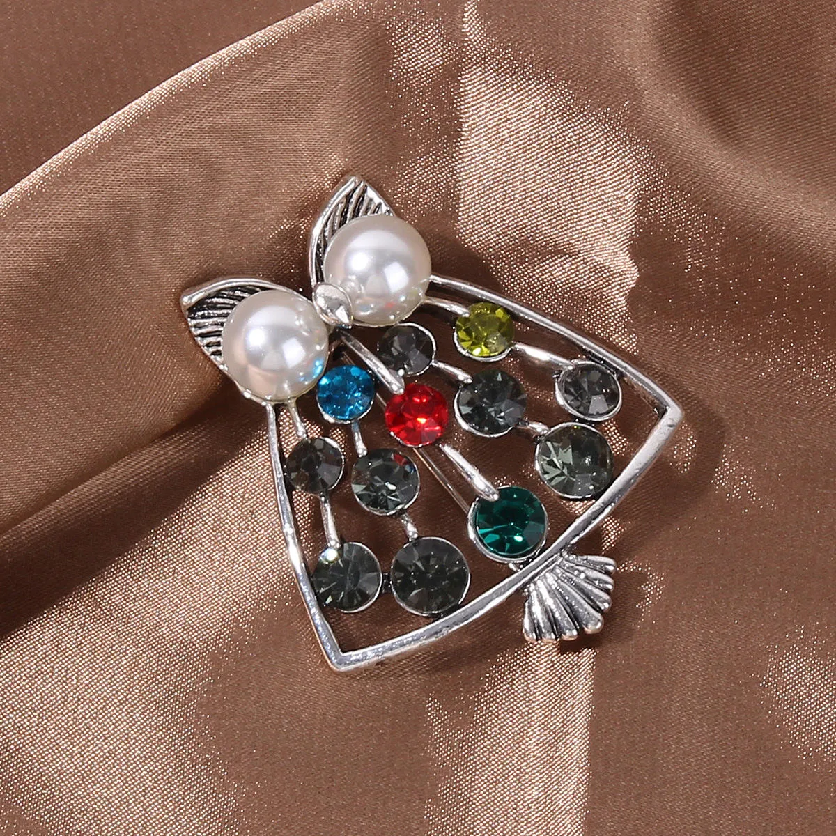 SISSLIA Manufacturer Golden Supplier Owl Brooch Fashion Delicate Brooches Trendy Zinc Alloy Animal Brooch