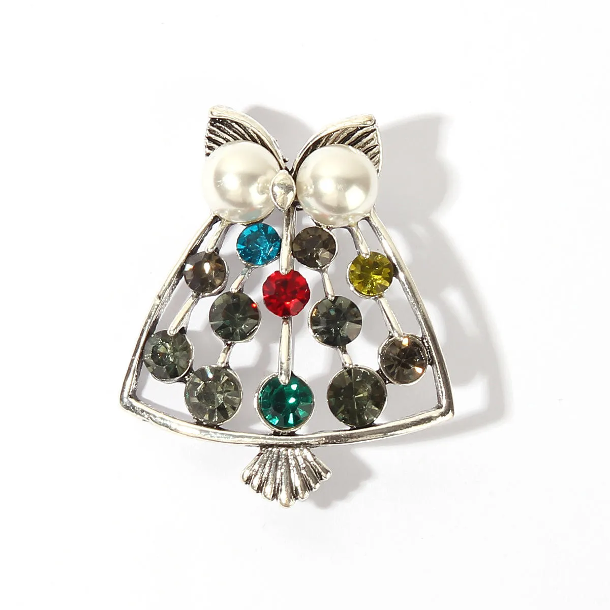 SISSLIA Manufacturer Golden Supplier Owl Brooch Fashion Delicate Brooches Trendy Zinc Alloy Animal Brooch