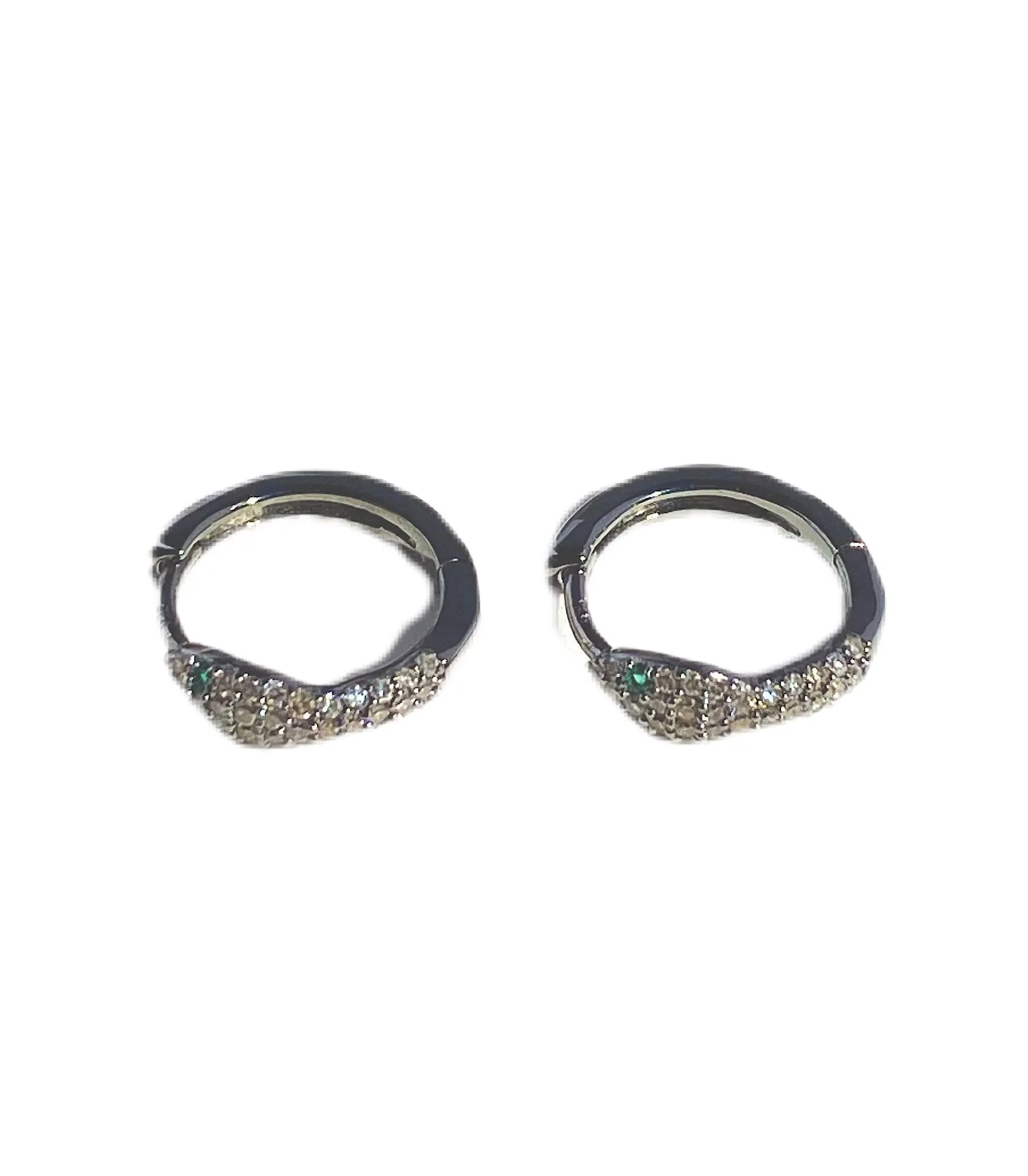 S.Row Designs Snake Huggie Earrings