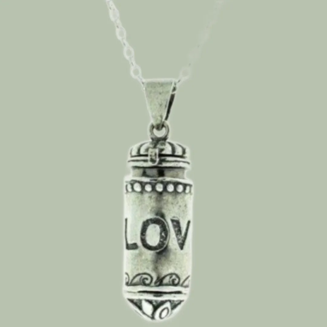 Sterling silver Israel jewelry pendant locket necklace for woman Love pendant Israeli jewelry