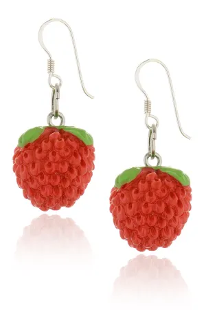 STRAWBERRY Red Earrings