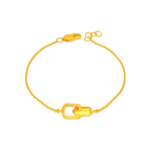 TAKA Jewellery 916 Gold Bracelet with Links