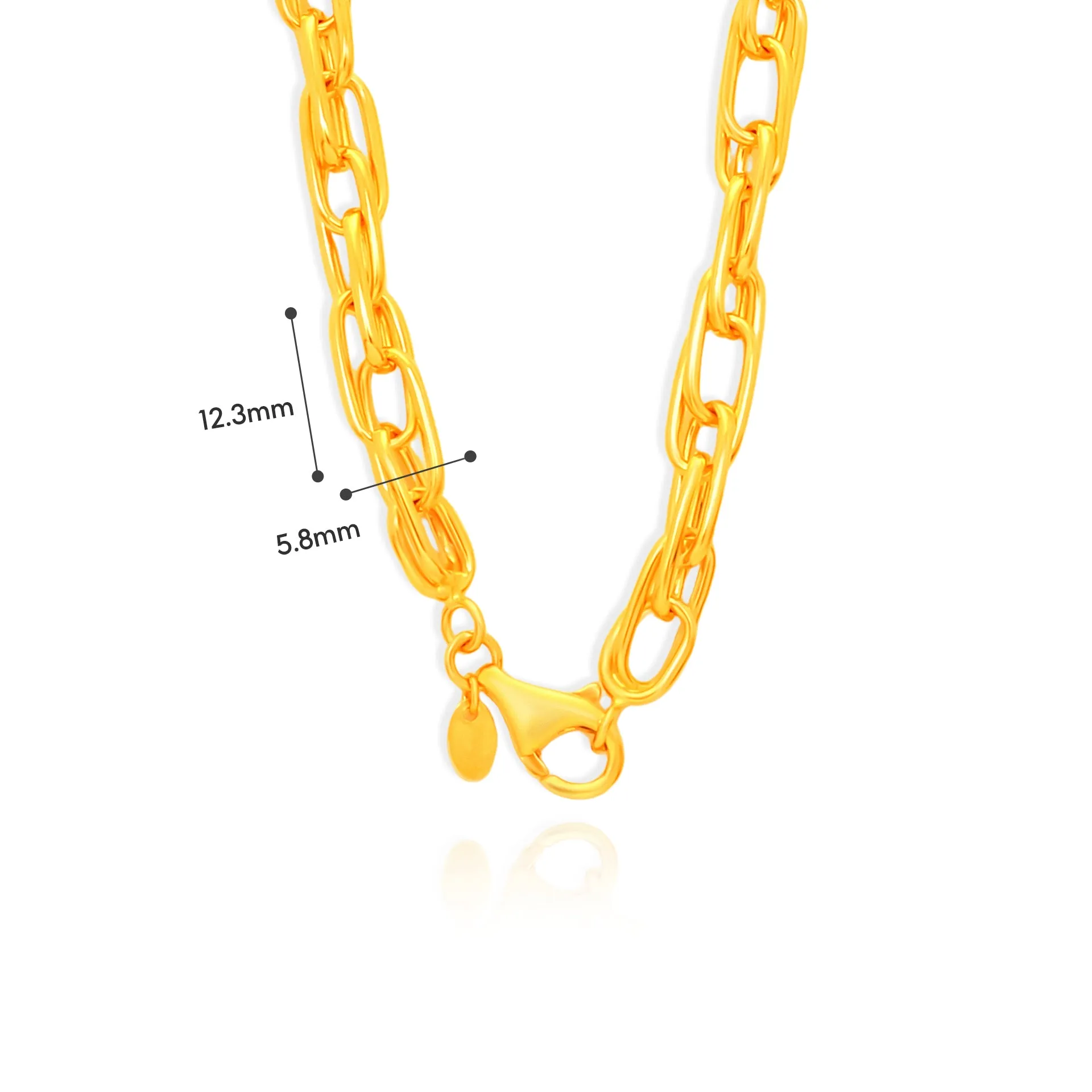 TAKA Jewellery 916 Gold Necklace