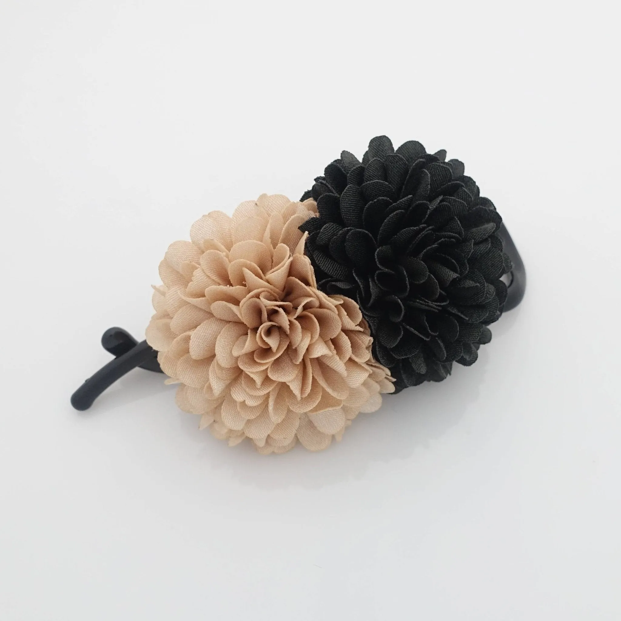 Two Chrysanthemum  Flower Decorated Hair Clip Women Hair Accessory