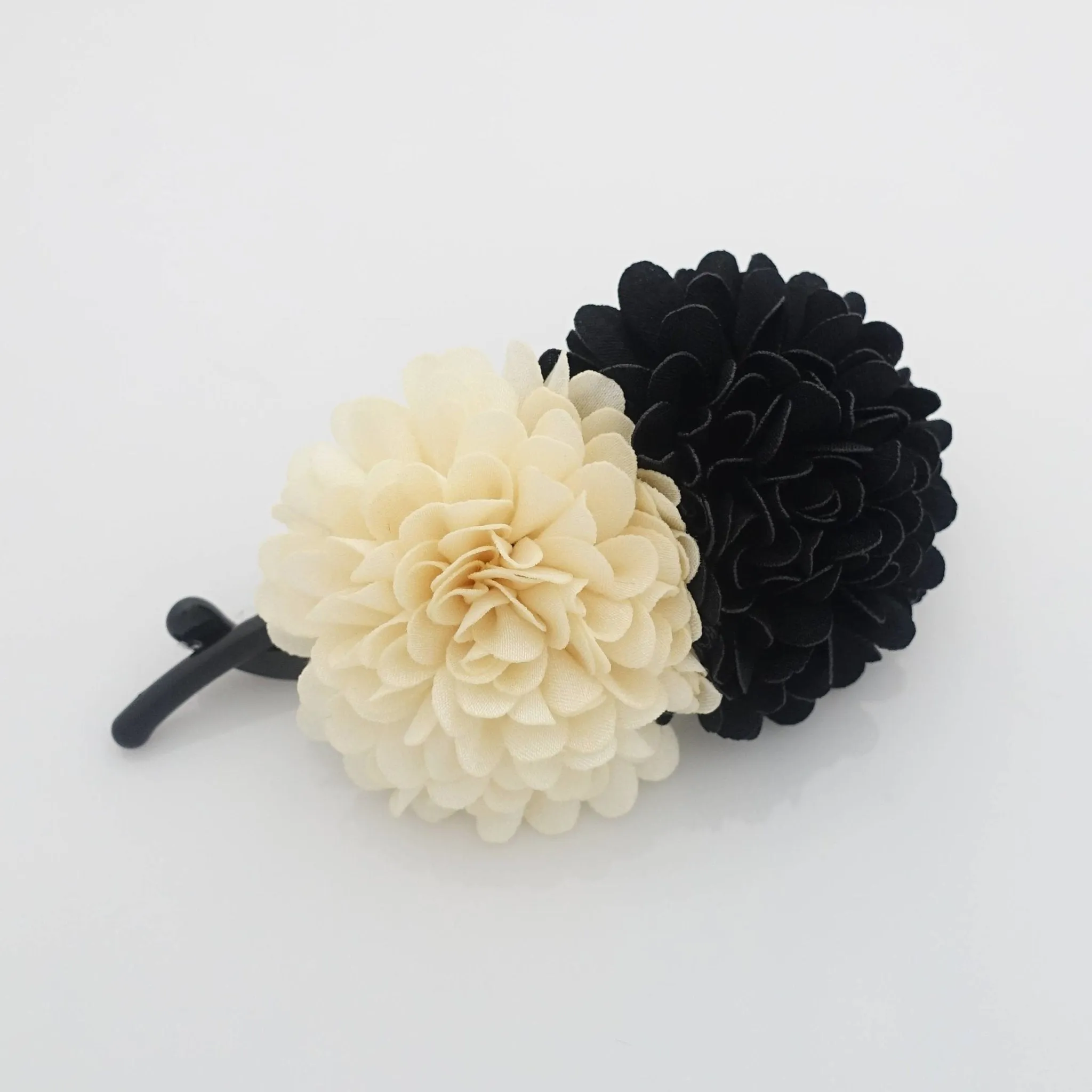 Two Chrysanthemum  Flower Decorated Hair Clip Women Hair Accessory